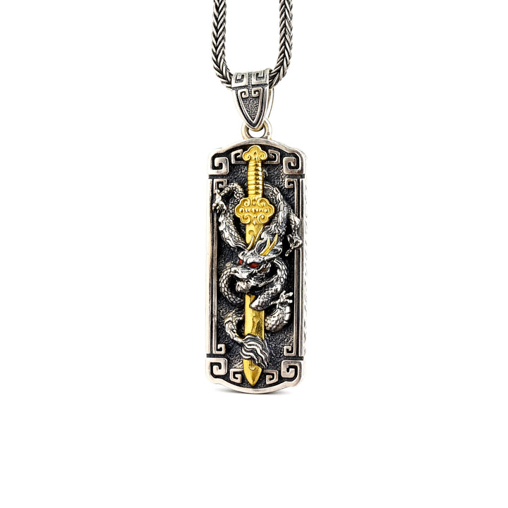 Five Thunder Command Pendant – Dragon & Ancient Eastern Talisman