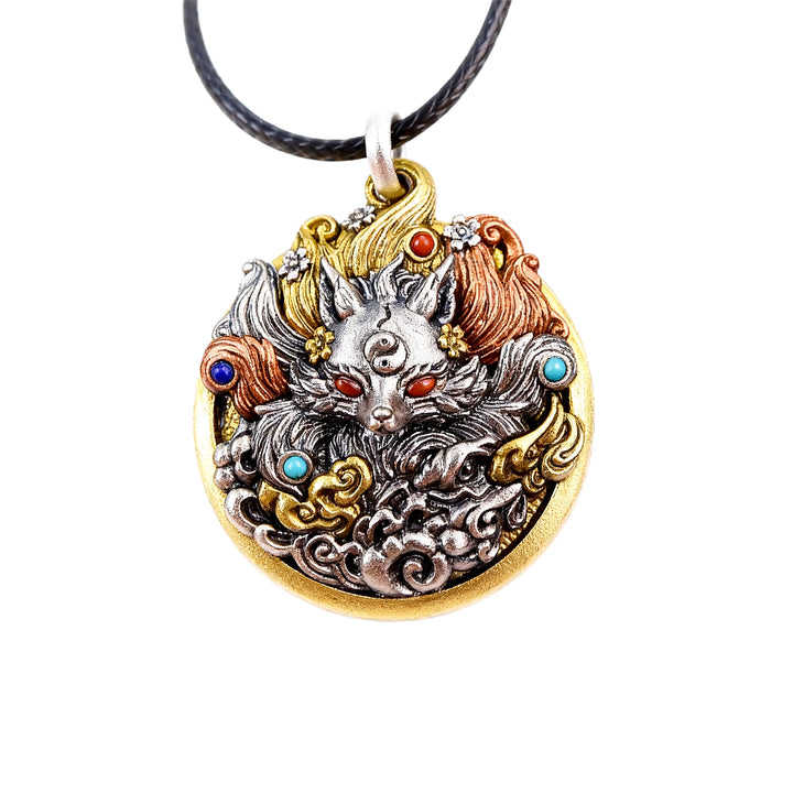 Nine-Tailed Fox Spinning Pendant — Ancient Eastern Cultural Design