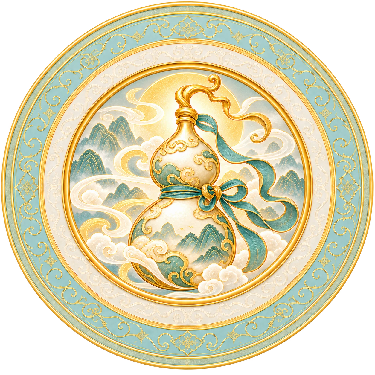 Decorated gourd symbol