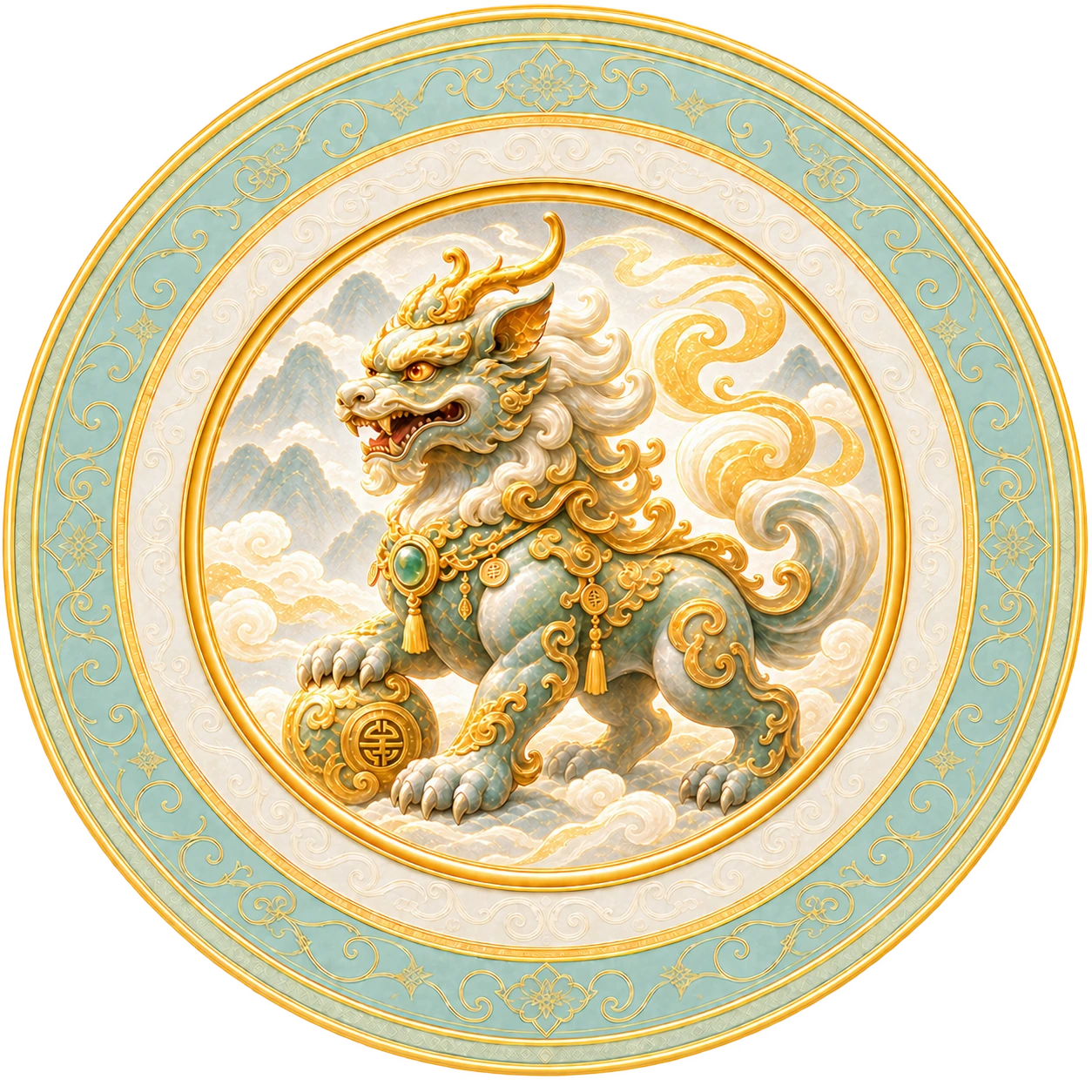 Pixiu mythic beast symbol